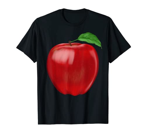 Crujiente dulce fruta roja manzana amante agricultor jardín ropa Camiseta