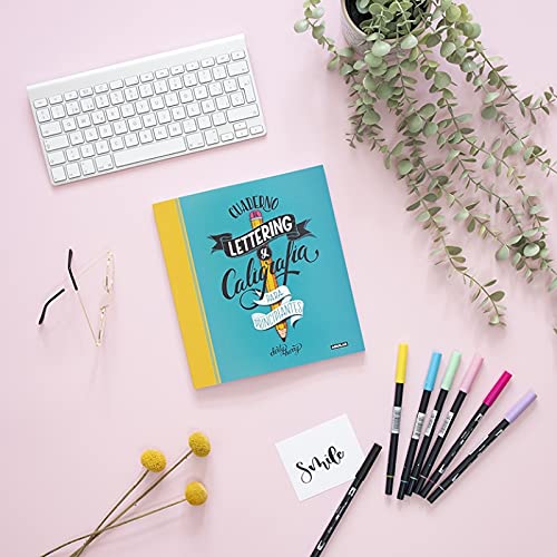 Cuaderno de lettering y caligrafía creativa para principiantes: Guía para aprender a dibujar palabras con un boli y tu creatividad (Inspiración y creatividad)