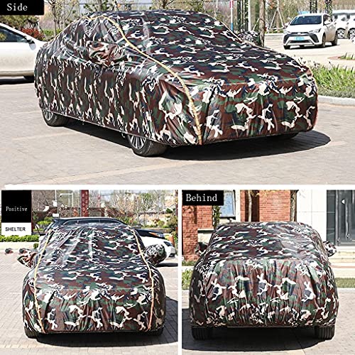 Cubre Coches Exterior Cubierta de coche cubierta impermeable compatible con HUMMER H2, forro de algodón fácil de poner, propósito for contra nieve, lluvia y granizo, excrementos de aves, accesorios al