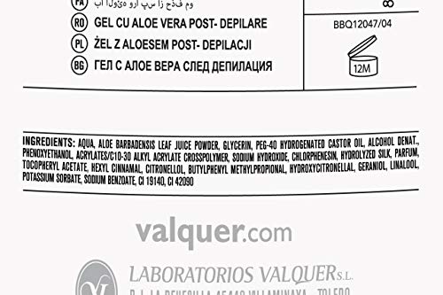 D´Bullón Gel Post-depilación con Aloe Vera, Gel corporal hidratante, Calmante y Refrescante. Piel suave. Gel después de la depilación. Vegano - 1000 ml