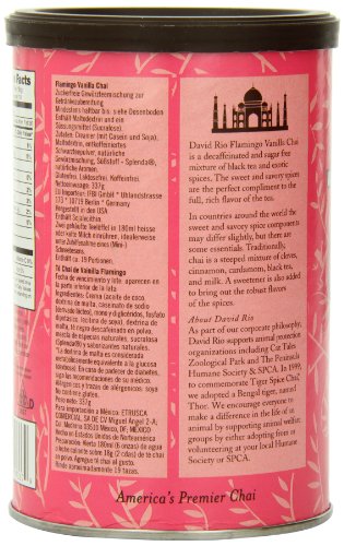 David Rio Chai Mix, Flamingo Vanilla, 11.9 Ounce