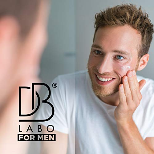 DB Labo Siero dE Acido Ialuronico para Contorno De ojos para hombre - Made In Italy Certificato Bio - Antiarrugas y anti-ojeras con Estractos de Rosa Damascena