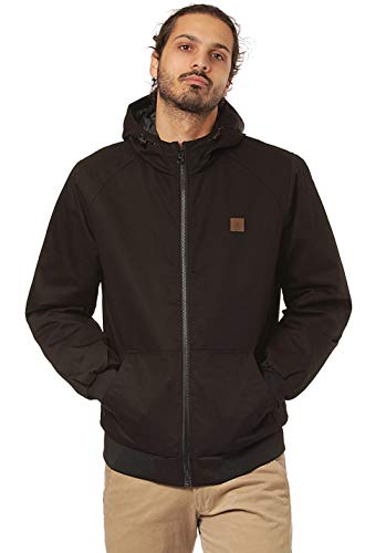 DC Shoes Earl Padded - Chaqueta Acolchonada Con Capucha Para Hombre Chaqueta Acolchonada Con Capucha, Hombre, black, XS