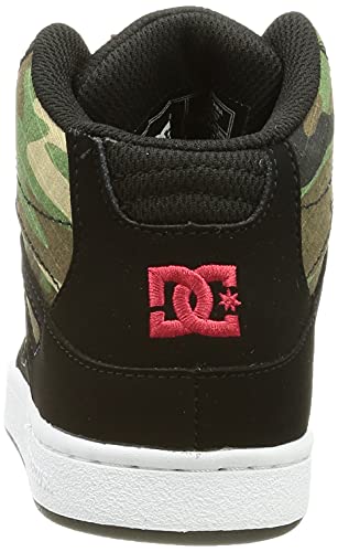 DC Shoes Pure Hi-Zapatillas de Piel, Negro, 31 EU