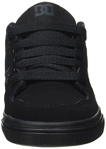 DC Shoes Zapatillas de Piel Pura, Negro, 39 EU