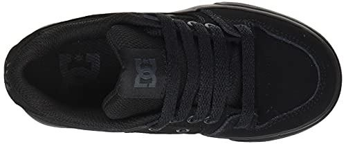 DC Shoes Zapatillas de Piel Pura, Negro, 39 EU