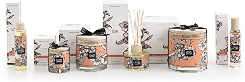 Decoragloba - Vela Aromática en Vaso de Cristal - Fragancia Siesta en los Naranjos - Floral y cítrica - 80 Horas de Quemado - Colección "Identity Mediterráneo" - 700gr