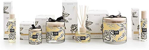 Decoragloba - Vela Aromática en Vaso de Cristal - Fragancia Sombras de Azahar - Aroma a Campos de Naranjos en Flor - 50 Horas de Quemado - Colección Identity Mediterráneo - 220gr