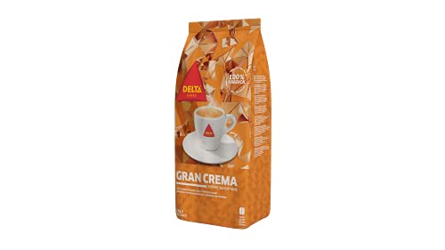 Delta S Gran Crema 100% Arábica -1 Kg- En Grano De Tueste Natural - Mezcla De S De Colombia Y Guatemala, Café, 1000 Gramo