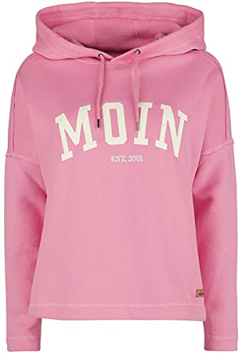 Derbe Hamburg Women_SweatHD Mujer Sudadera con Capucha Rosa XS, 70% algodón, 30% poliéster, Regular