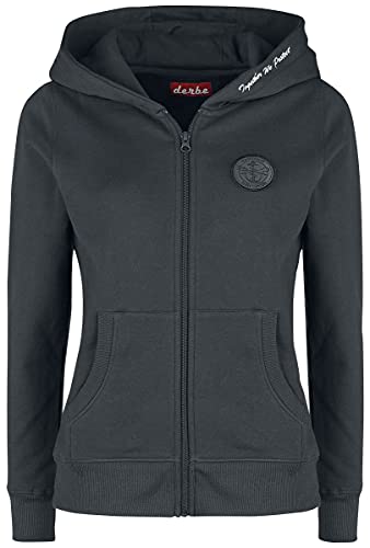 Derbe Sea Shepherd GOTS Organic - Sudadera para mujer (talla XS), color negro