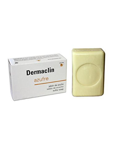 Dermaclin Pastilla de Jabón de Azufre, 100g