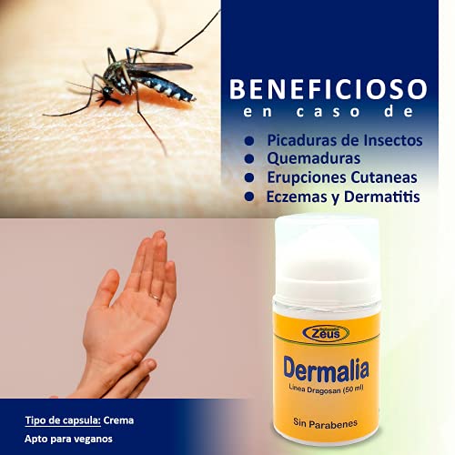 DERMALIA | Contribuye a regenerar los tejidos, suavidad y elasticidad en la piel | Producto en forma de crema, compuesta por Sangre de Drago, Aloe vera y Caléndula | 100% Vegano | 50 ml