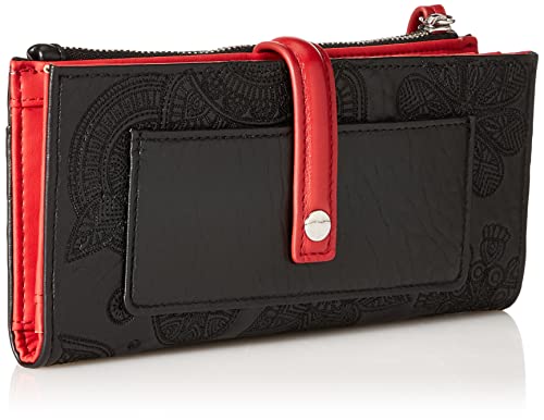 Desigual Mone_Deja VU Pia, Travel Accessory-Cartera de Viaje para Mujer, Black, U