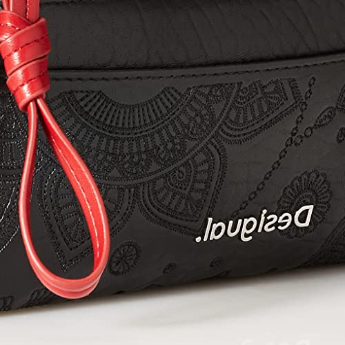 Desigual Mone_Deja VU Pia, Travel Accessory-Cartera de Viaje para Mujer, Black, U