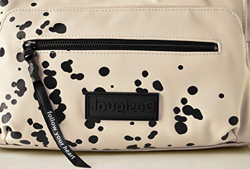 Desigual PU Hand Bag, Mano Mujer, beige/crema, U