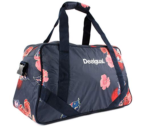 Desigual Scarlet Bloom Carry Shoulder Bag Peacoat