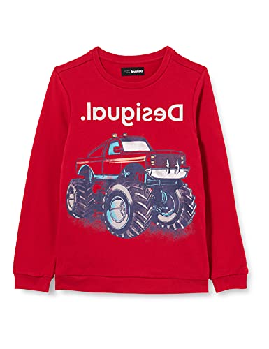 Desigual Sweat_Abeto Sudadera, Rojo, 5-6 Años para Niños