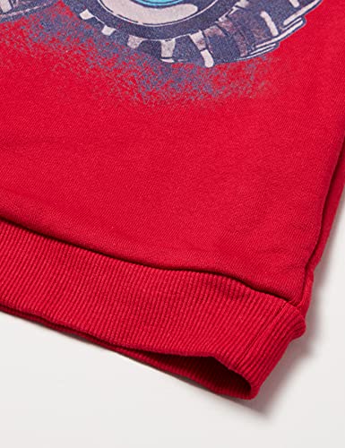 Desigual Sweat_Abeto Sudadera, Rojo, 5-6 Años para Niños