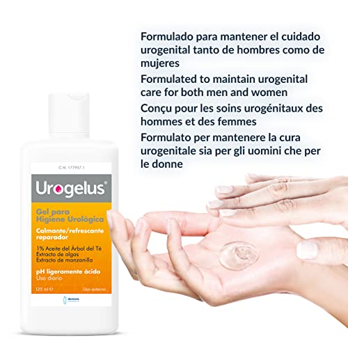 Devicare Urogelus Gel para Higiene Urológica, Gel íntimo de uso diario 125 ml