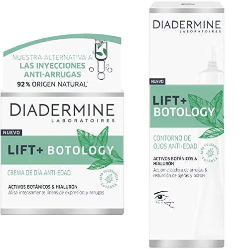 Diadermine - Lift+ Botology Crema de Día, 50ml + Diadermine - Lift+ Botology Contorno de Ojos, 15 ml