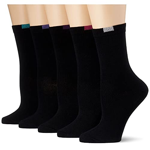 Dim Mi- chaussette Ecodim X5 Calcetines, Negro (Noir), Talla única (Talla del Fabricante: TU) (Pack de 5) para Mujer