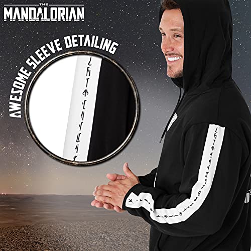 Disney Sudadera Hombre The Mandalorian, Sudaderas Hombres con Capucha, Ropa Hombre S - 3XL (XL)