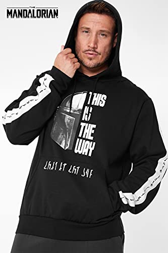 Disney Sudadera Hombre The Mandalorian, Sudaderas Hombres con Capucha, Ropa Hombre S - 3XL (XL)