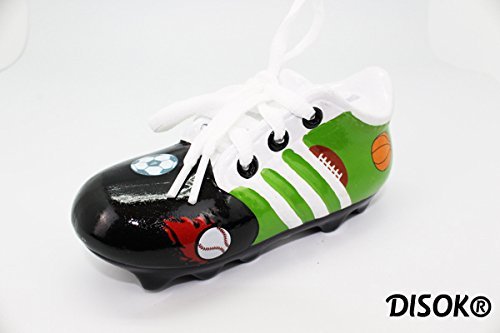 DISOK Hucha Fútbol Zapatilla (Precio Unitario) - Detalles Originales Niños Comuniones Comunión, Comunión, Cumpleaños Baratas, Bota de Fútbol