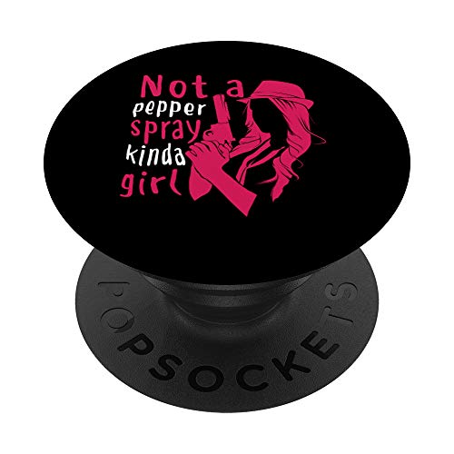 Divertido No Un Pimienta Spray Un Poco Para Chica Fresca PopSockets PopGrip Intercambiable