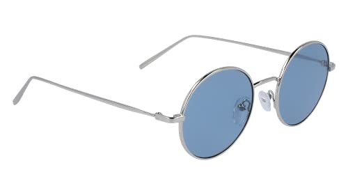 DKNY DK105S Gafas de Sol, Silver/Blue, 47 MM, 19 MM, 135 MM para Mujer