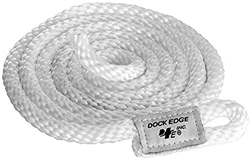 Dock Edge - Braided Polypropylene Fender Line 100, Color Blanco, Talla 1.50 m