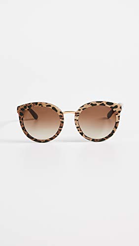 Dolce & Gabbana 0DG4268 Gafas de Sol, Leo On Bordeaux, 52 para Mujer