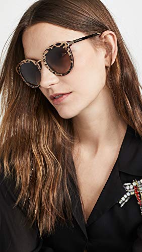 Dolce & Gabbana 0DG4268 Gafas de Sol, Leo On Bordeaux, 52 para Mujer