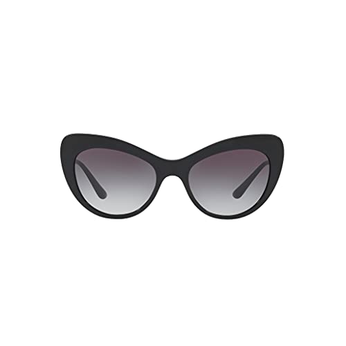 Dolce & Gabbana 0DG4307B 25258G 52 Gafas de Sol, Negro (Black/Gradient), Mujer