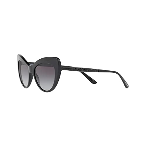 Dolce & Gabbana 0DG4307B 25258G 52 Gafas de Sol, Negro (Black/Gradient), Mujer