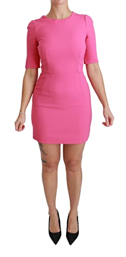 Dolce & Gabbana Rosa Stretch vaina mini vestido bodycon