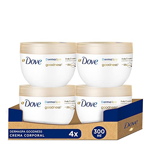 Dove Dermaspa Crema Corporal Goodness 300 ml - Pack de 4