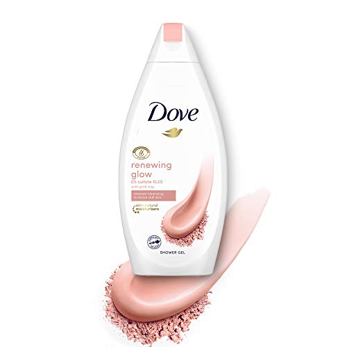 Dove Glow Gel de ducha para pieles apagadas sin sulfatos, 250 ml