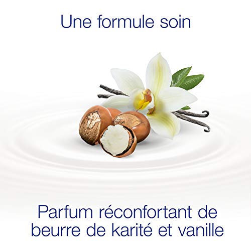 Dove Soin des Mains Savon Lavant Antibactérien Beurre de Karité & Vanille, Pour des mains douces et hydratées (Lot de 6x250ml)