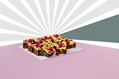 Dr. Oetker 4657 Retro Brownie Forma, Chapa de Acero, Color Rosa/Crema, 26 x 27 x 5 cm