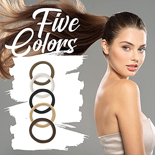 Dreamlover Gomas de Pelo de Algodón de Color Marrón, 50 Piezas