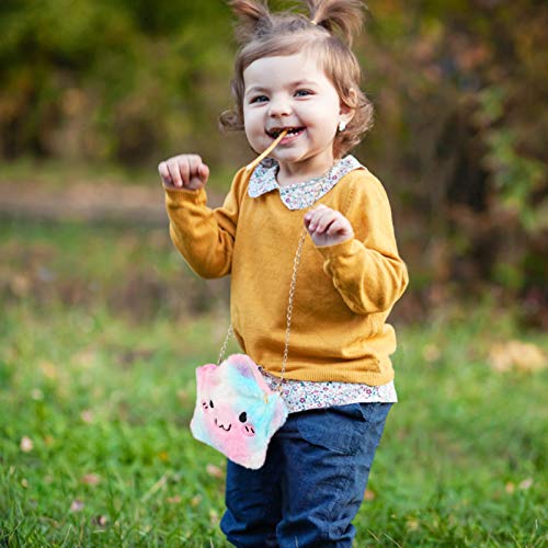 Dreamon Kit de Maquillaje Niñas Lavables, Seguro y No Tóxico Cosméticos con Bolsa de Felpa Regalo para Niñas Chicos 3 años