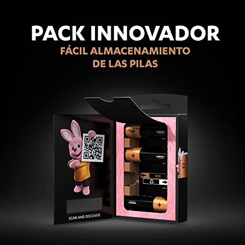 Duracell - Pilas alcalinas Optimum AA, 1.5 Voltios LR6 MX1500, paquete de 12