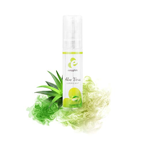 EasyGlide Aloe Vera Lubricante (30 ml) Lubricante con Aloe Vera y Caléndula Nutritivos sin Parabenos; No se Pega