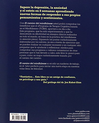 El camino del mindfulness: Un plan de 8 semanas para liberarse de la depresión y el estrés emocional (Divulgación)