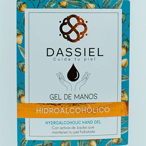 el de manos hidroalcohólico | 70% de alcohol | Gel desinfectante | Antiséptico de manos | Gel desinfectante de manos | Marca Dassiel