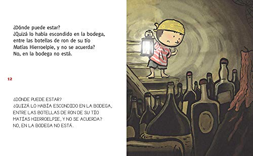 El tesoro del pirata: En letra MAYÚSCULA y de imprenta: libros para niños de 5 y 6 años (Aprender a leer en letra MAYÚSCULA e imprenta)