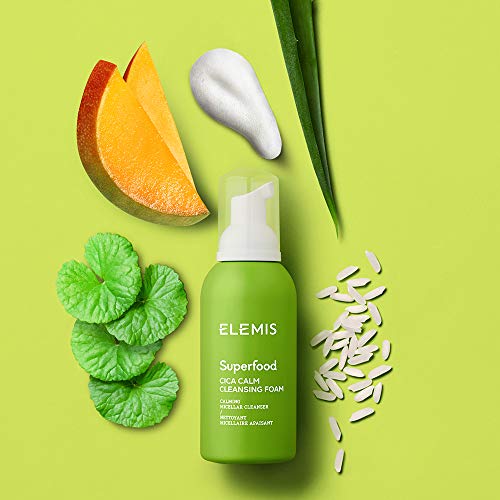 ELEMIS Superfood CICA Calm Cleansing Foam, espuma de limpieza 180 ml