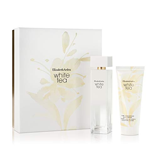 Elizabeth Arden 2H21 - Cofre de White Tea, Eau de Toilette White Tea 100 ml y crema corporal de la misma gama White Tea 100 ml